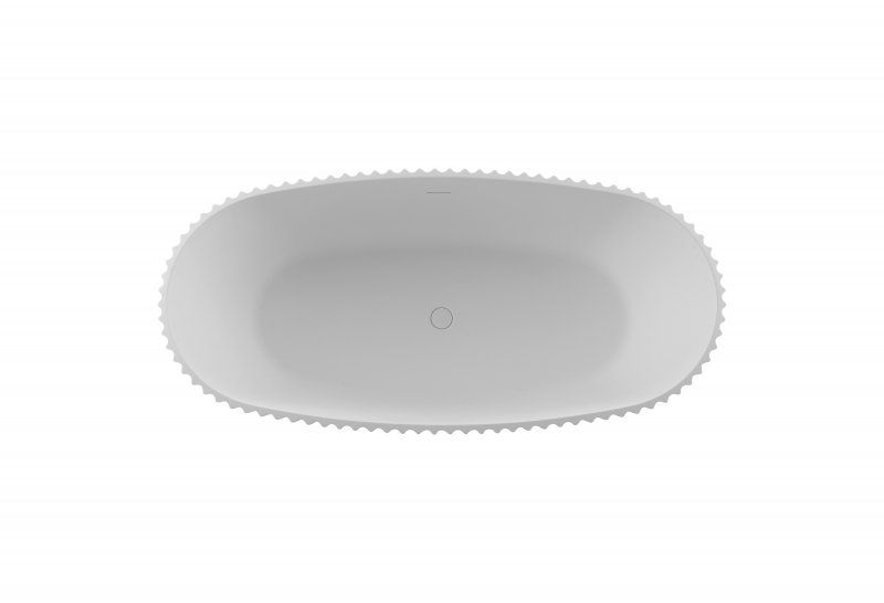 Ванна из искусственного камня Solid Surface 1700x800x560, CEZARES CZR-BELLAGIO-170-80-56-SSB, артикул CZR-BELLAGIO-170-80-56-SSB