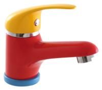 Смеситель для раковины Rav Slezak Seina Junior SAJ026.5 красный с желтым и синим