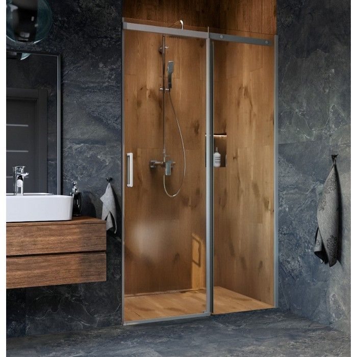 Душевая дверь EXCELLENT Rols 130 см (хром)