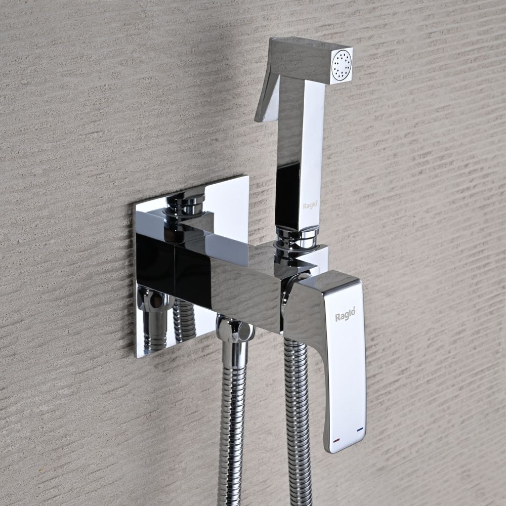 Гигиенический душ со смесителем  Raglo R01.52, хром, артикул R01.52