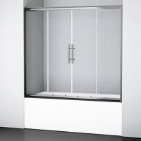 Шторка на ванну WasserKRAFT Amper 170x150 29S02-170 Хром Прозрачная