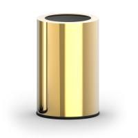 Decor Walther Rooms Ведро для мусора со вставкой из нерж стали 32х20х20 см, цвет Gold Decor Walther Rooms Ведро для мусора со вставкой из нерж стали 32х20х20 см, цвет Gold
