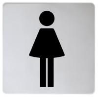 Табличка на дверь Keuco Plan 14966 010000 хром/черный