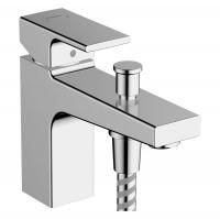 Смеситель для ванны и душа, Hansgrohe, Vernis Shape, Monotrou, тип открывания воды-однорычажный, тип регулирования воды-керамический картридж, монтаж-на борт ванны, отверстия для монтажа-1, вынос излива, мм-141, тип излива-неподвижный, цвет-хром Смеситель для ванны и душа, Hansgrohe, Vernis Shape, Monotrou, тип открывания воды-однорычажный, тип регулирования воды-керамический картридж, монтаж-на борт ванны, отверстия для монтажа-1, вынос излива, мм-141, тип излива-неподвижный, цвет-хром