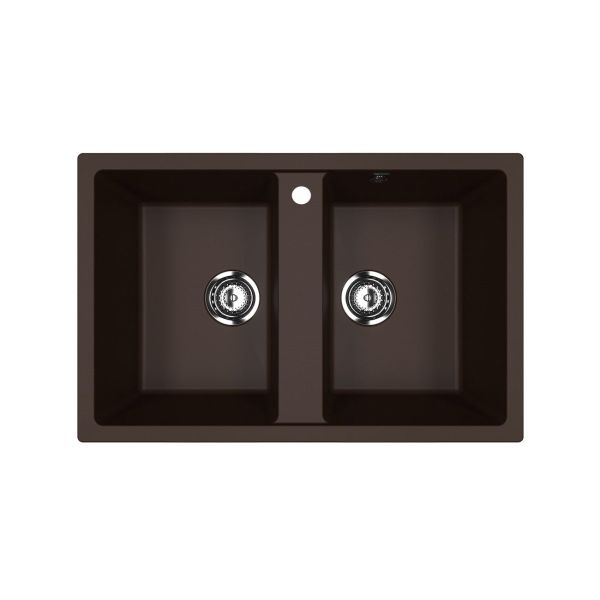 Кухонная мойка Ulgran U-608-345, шоколад