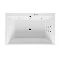 Ванна EXCELLENT Crown Lux 190x120 "LINE" (золото)