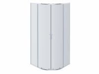 AQ NAA 2142-80 Душевой уголок 1/4 круга, двери раздвижные 800x800x2000, профиль хром, стекло прозрачное AQ NAA 2142-80 Душевой уголок 1/4 круга, двери раздвижные 800x800x2000, профиль хром, стекло прозрачное