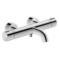 Duravit C.1 Смеситель термостатический для ванны настенный с запорным переключателем, цвет: хром