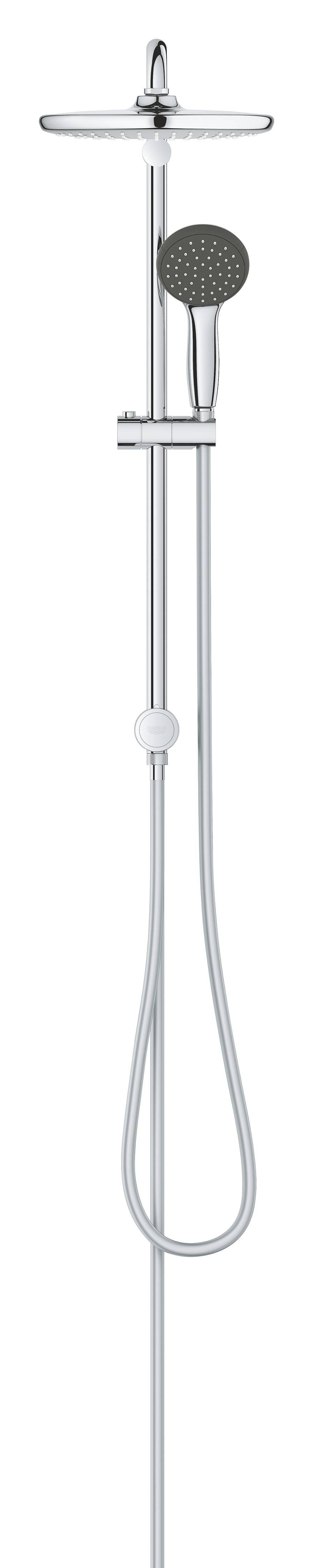 Душевая система с переключателем настенного монтажа GROHE Vitalio Start 250, хром (26817000) Душевая система с переключателем настенного монтажа GROHE Vitalio Start 250, хром (26817000)