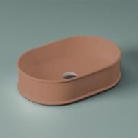 Artceram ATELIER Раковина настольная 60х40 см, без отв под смеситель, без перелива, цвет tortora