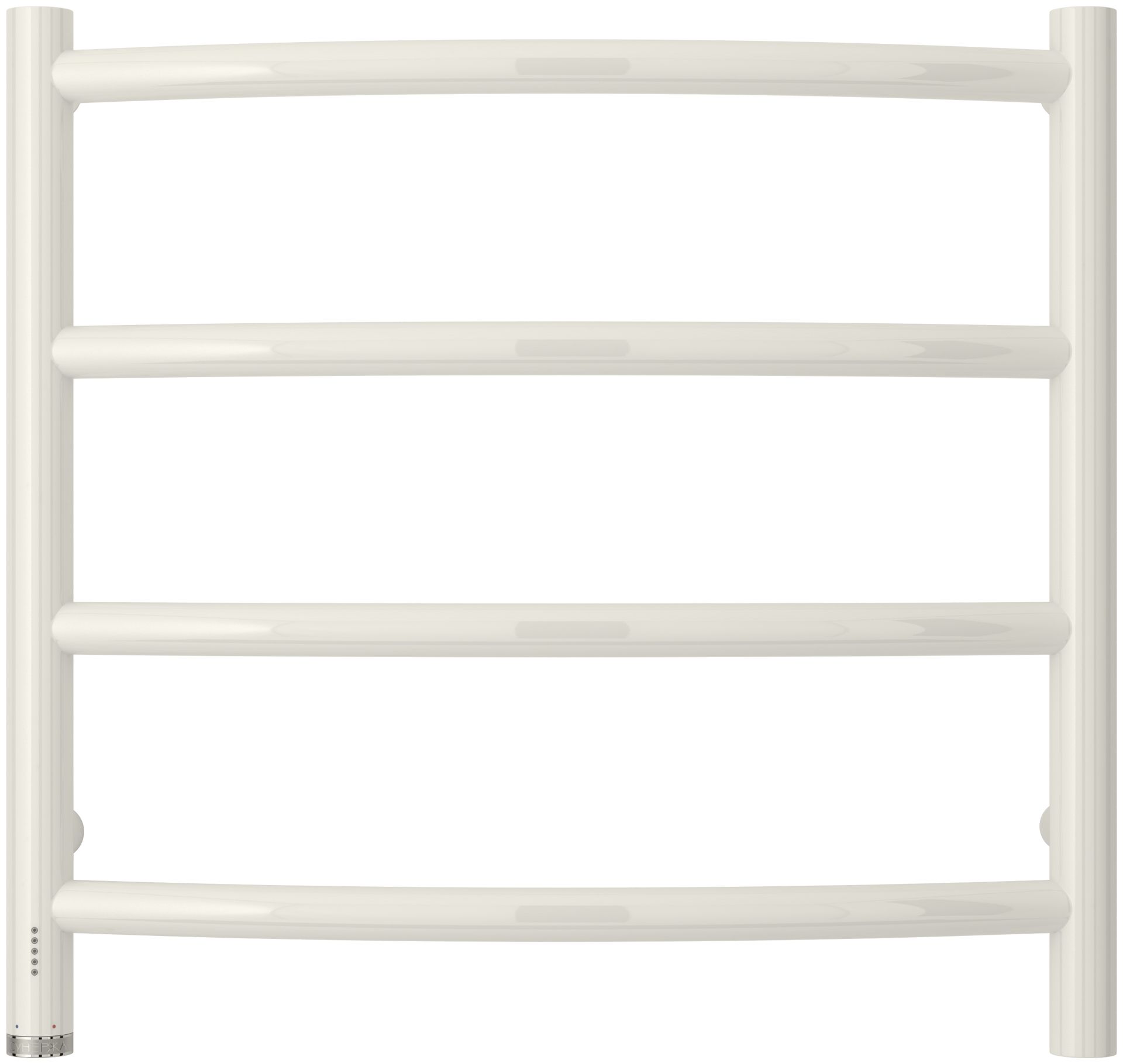 Полотенцесушитель электрический "ГАЛАНТ 4.0" 500х500 левый (Белый)