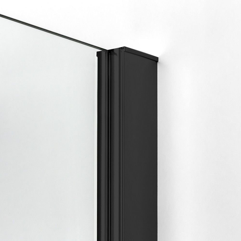 Шторка для ванны NEW TRENDY NEW SOLEO BLACK 70 см P-0079 (черный)