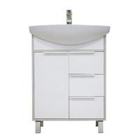 Тумба под раковину АКВАТОН РИКО 59,4 1A213301RIB90 (напольная, белый/ясень), шт