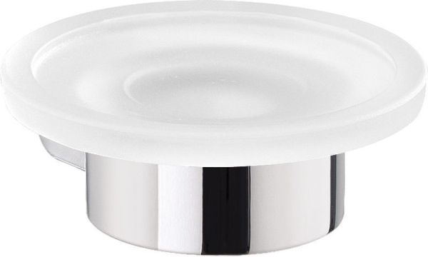 Gedy Pirenei настенная стеклянная мыльница, цвет хром