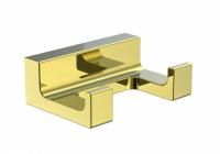 Двойной крючок для ванной WONZON & WOGHAND, Глянцевое золото (WW-9125-LG) Двойной крючок для ванной WONZON & WOGHAND, Глянцевое золото (WW-9125-LG)