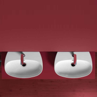 SIMAS Vignoni раковина накладная/подвесная 60*46см, с 1 отв. под смеситель, цвет: белый