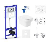 Комплект 10 в 1 Lavinia Boho Bristol Rimless 75110704, премиум с каменной клавишей