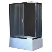 Душевой угол Royal Bath RB 8100BP-C-CH (матовое) левый