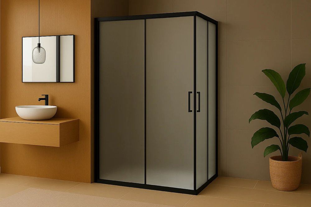 Душевой уголок Royal Bath RB HPD-C-BL 105х85х200 (матовое), артикул RB85105HPD-C-BL