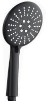 Ручной душ Black, 3 реж., диам. 115  артикул: VSP09, VODA