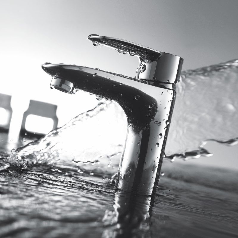 Смеситель для раковины Cron CN10095, хром