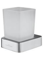 Стакан для зубных щеток с держателем WONZON & WOGHAND LOTTE, Хром (WW-8321)