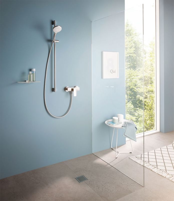 Смеситель для душа, Kludi, Pure&Style, тип открывания воды-однорычажный, тип регулирования воды-керамический картридж, монтаж-настенный, отверстия для монтажа-2, отвод для душа G 1/2, цвет-хром Смеситель для душа, Kludi, Pure&Style, тип открывания воды-однорычажный, тип регулирования воды-керамический картридж, монтаж-настенный, отверстия для монтажа-2, отвод для душа G 1/2, цвет-хром