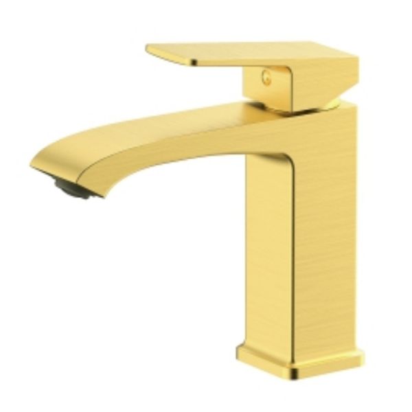 Смеситель для раковины Prohanss P60.10.03, золотой сатин