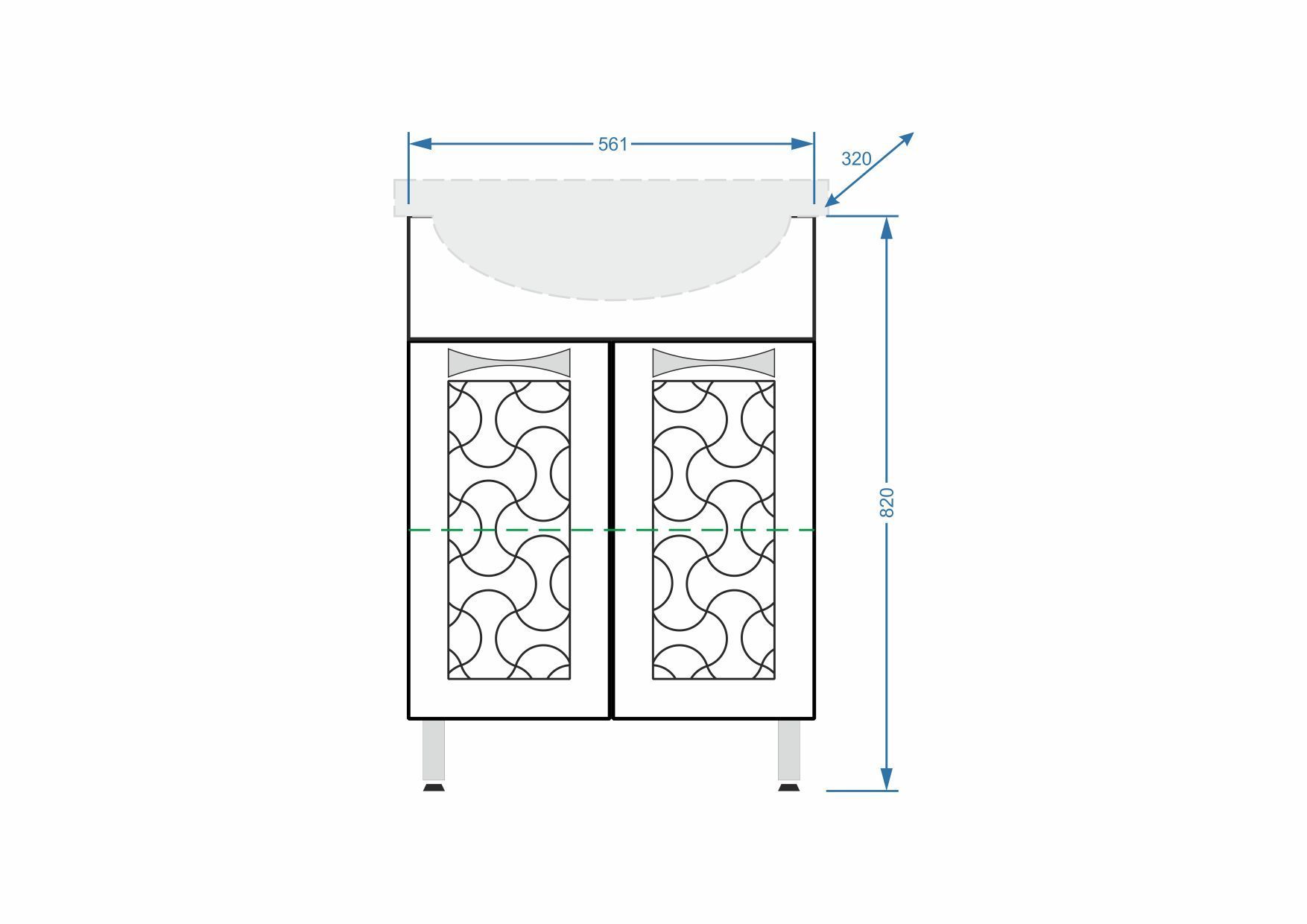 Тумба "Ванда 60", Балтика 60