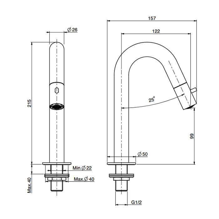Fima Carlo Frattini Collettività Кран для раковины, на 1 отв., для холодной воды, цвет: золото Fima Carlo Frattini Collettività Кран для раковины, на 1 отв., для холодной воды, цвет: золото