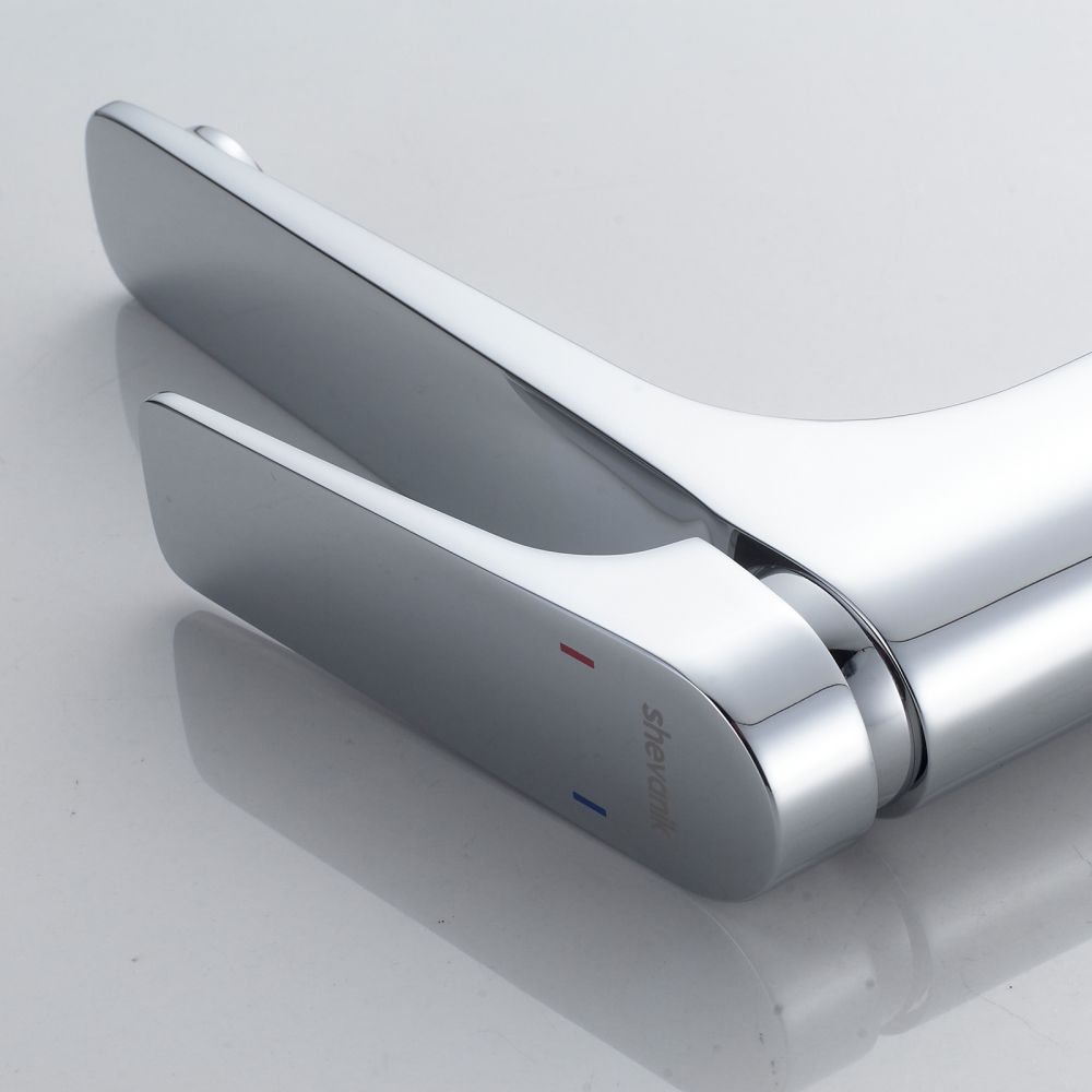 Смеситель для раковины высокий Shevanik S4211, хром