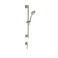 Gessi Emporio Emporio shower Штанга в комплекте с душевой лейкой, шланг 1,50 м и вывод воды, цвет: Finox Brushed Nickel