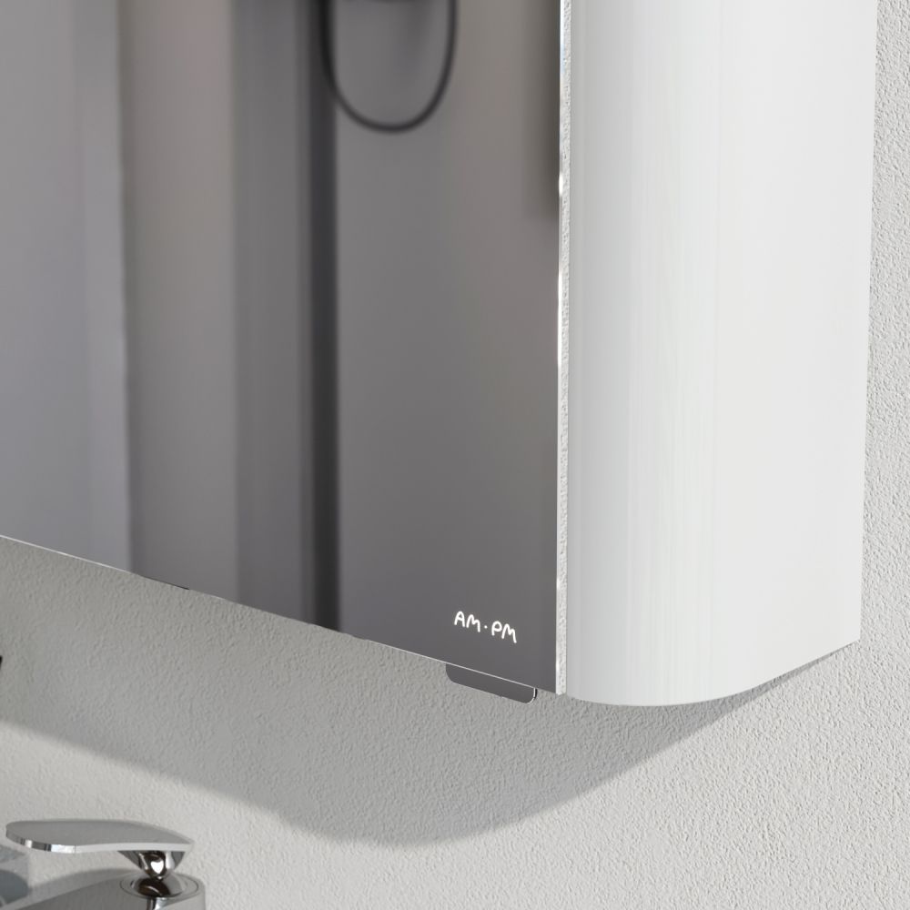 M30MCR0801WG Sensation, зеркало, зеркальный шкаф, правый,80 см, с подсветкой, белый, глянец, шт M30MCR0801WG Sensation, зеркало, зеркальный шкаф, правый,80 см, с подсветкой, белый, глянец, шт