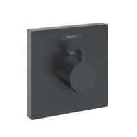 Смеситель для душа, Hansgrohe, ShowerSelect, Highflow, тип открывания воды-вентильный, тип регулирования воды-термостатический картридж, монтаж-настенный встраиваемый, отверстия для монтажа-1, внутренняя часть-необходимо заказать, цвет-черный матовый Смеситель для душа, Hansgrohe, ShowerSelect, Highflow, тип открывания воды-вентильный, тип регулирования воды-термостатический картридж, монтаж-настенный встраиваемый, отверстия для монтажа-1, внутренняя часть-необходимо заказать, цвет-черный матовый