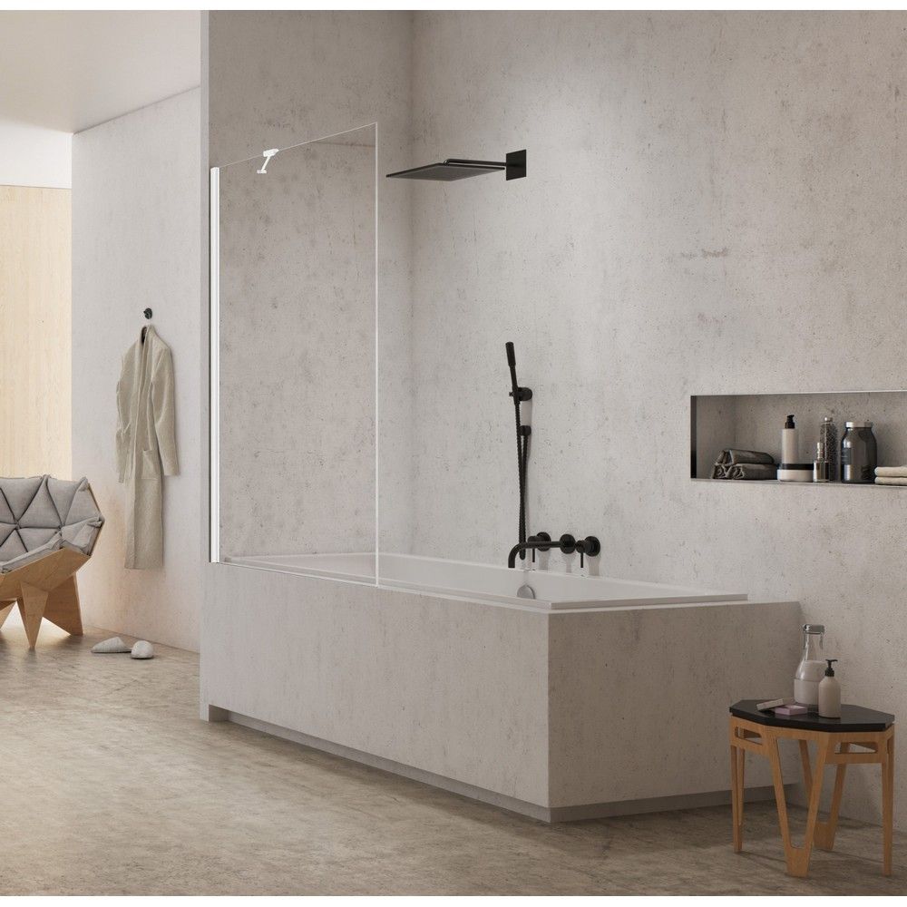 Шторка для ванны NEW TRENDY NEW MODUS WHITE 70 см EXK-2337 (белый)