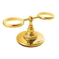 Nicolazzi Impero Держатель для стакана и мыльницы, цвет: золото (без керамики) Nicolazzi Impero Держатель для стакана и мыльницы, цвет: золото (без керамики)