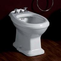 SIMAS Arcade Биде напольное с ободком 36х57см с 3 отв. под смеситель,(2отв. выбитых вручную), цвет белый