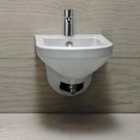 AZZURRA THIN биде подвесное 56х36х33см с 1 отв. под смеситель, цвет белый+крепеж KIT2000TU