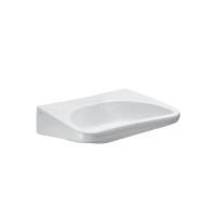 Раковина, Laufen, Rehab, ширина, мм-660, глубина, мм-550, высота, мм-165, отверстия для смесителя-отсутствуют, без перелива, цвет-белый