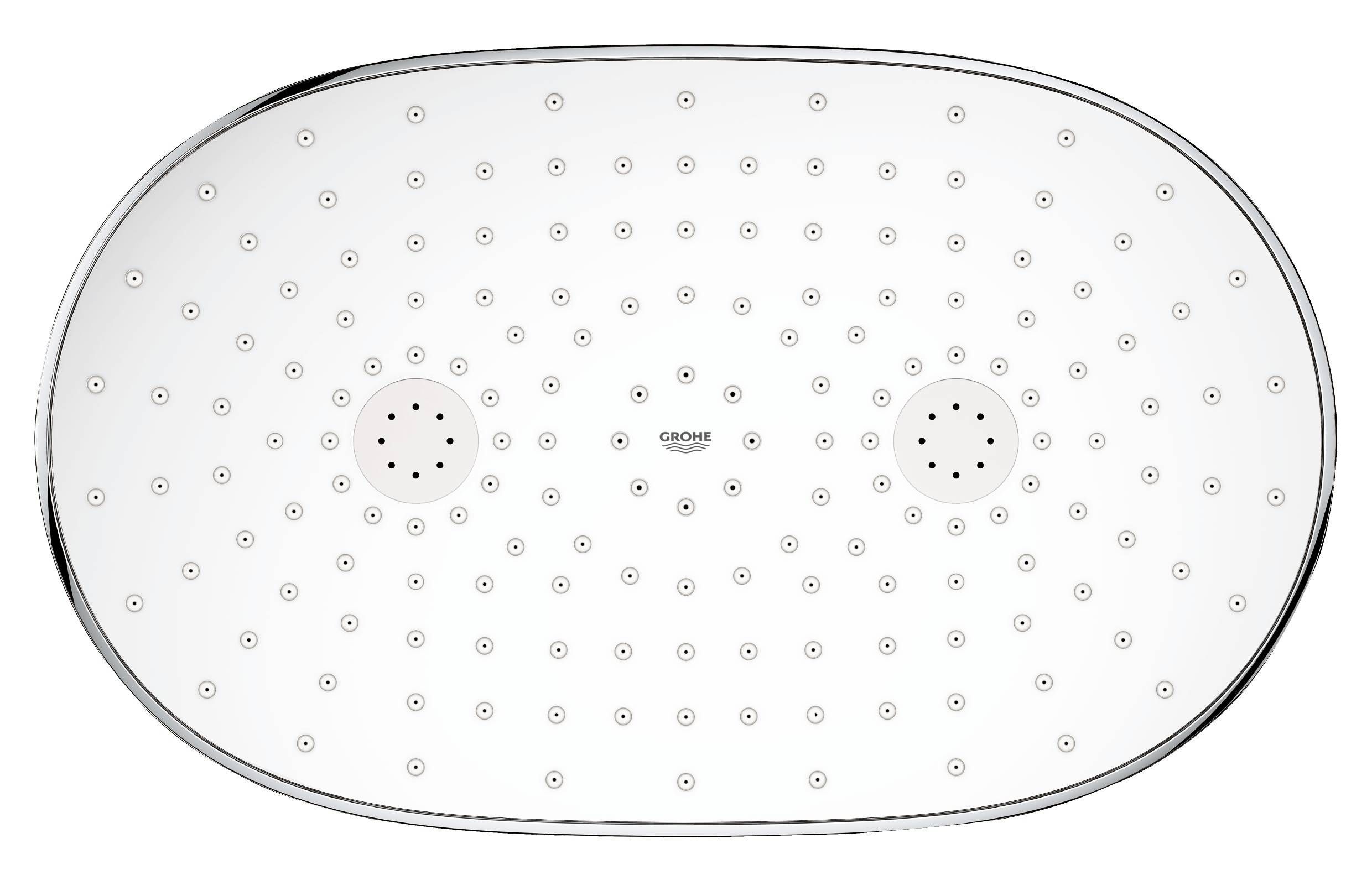 Верхний душ GROHE Rainshower 360 MONO с душевым кронштейном, 360 x 220 мм, хром (26450LS0)