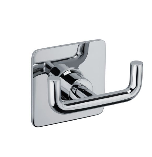 Двойной крючок Fixsen Square FX-93105a Хром