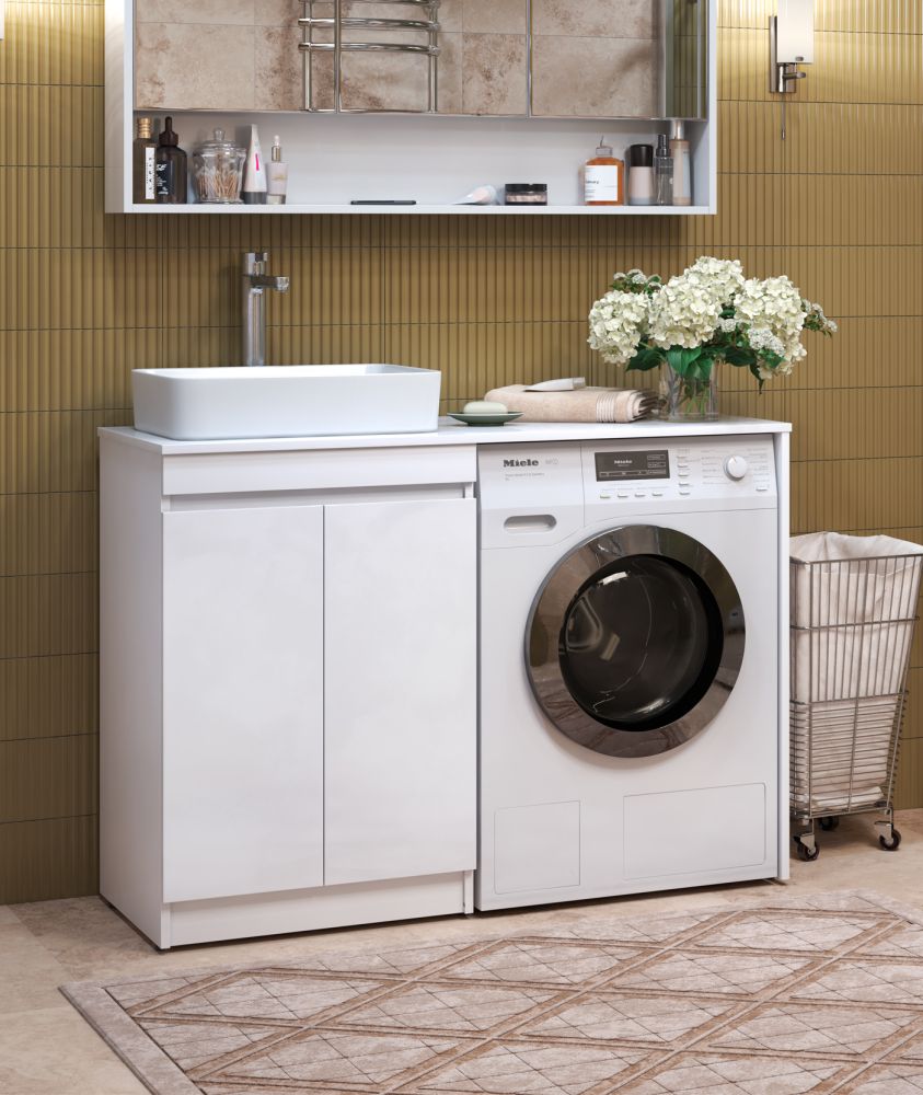 Тумба с раковиной напольная VIGO Urban tn.URB.60.2D+st.URB.120, 120 см, артикул tn.URB.60.2D+st.URB.120-com