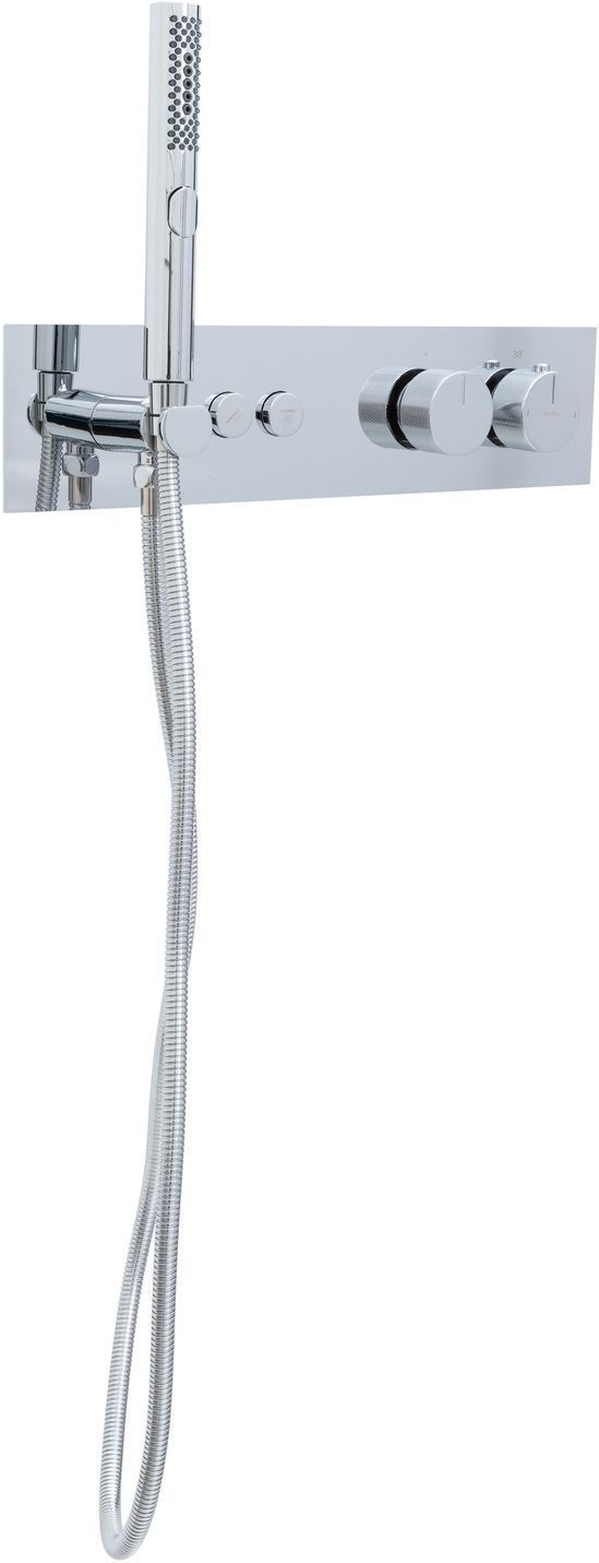 Смеситель для ванны Allen Brau Liberty 5.33010-00 (с внутренней частью, 2 хода) хром, артикул 5.33010-00
