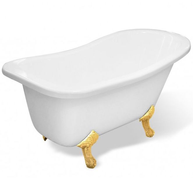 Ванна из искусственного камня Эстет Царская 150x73 Белая