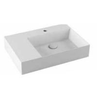 AZZURRA ELEGANCE Squared раковина подвесная/накладная 60х45см c 1 отв. под смеситель , левая, цвет белый AZZURRA ELEGANCE Squared раковина подвесная/накладная 60х45см c 1 отв. под смеситель , левая, цвет белый