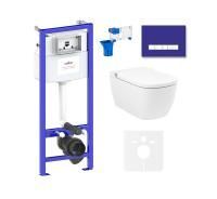 Комплект для подвесного унитаза 7 в 1 Lavinia Boho Relfix Smart V-Clean 87561131