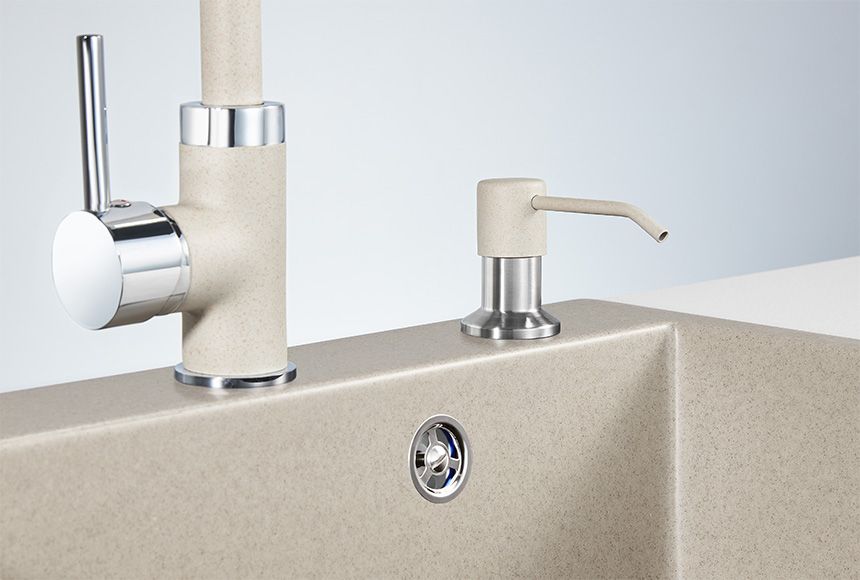 Дозатор для кухонной мойки GRANULA (1403, ПИРИТ), артикул 1403, ПИРИТ