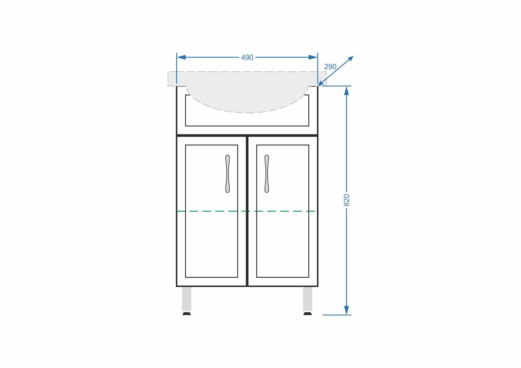 Тумба "Концепт 55", Эрика 55