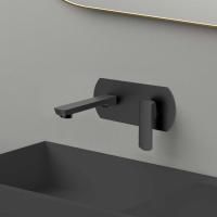 смесители для раковины Vincea Смеситель для раковины Next VBFW-1N1MB встраиваемый однорычажный, черный ,