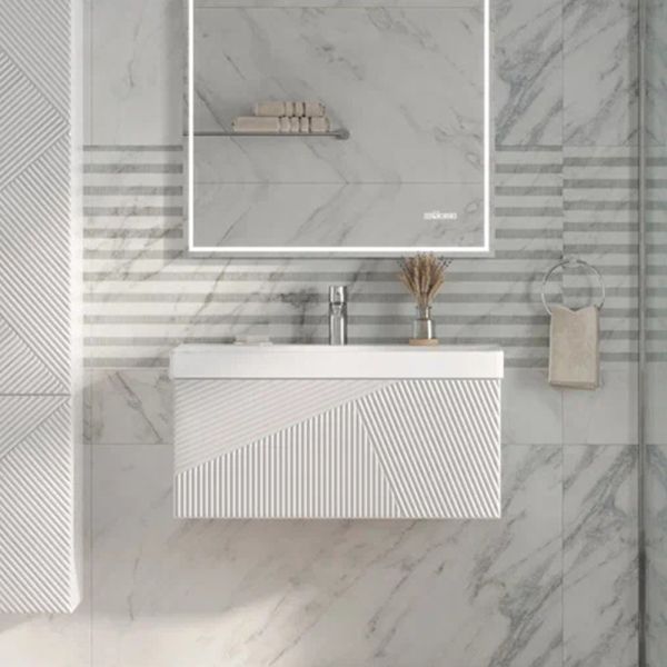 Тумба под раковину подвесная Velvex Edge tp.EDG.9696.80.1Y белый глянец, 80 см